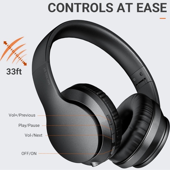 New with Box SY-ANC886 Wireless Noise Cancelling Headphones - Picture 11 of 12